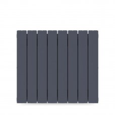 Радиатор Rifar Supremo 500, 8 секций, цвет серый, биметалл
