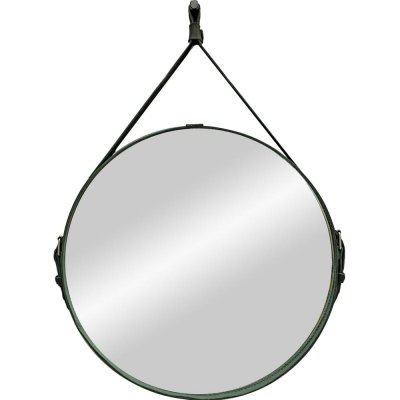 Зеркало декоративное «Миллениум блэк» на ремне, круг, Ø50 см, SM-82566637