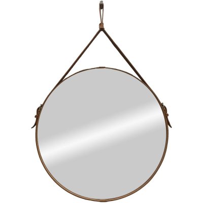 Зеркало декоративное «Миллениум браун» на ремне, круг, Ø65 см, SM-82566640