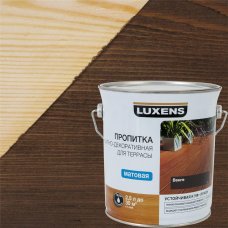 Пропитка для террасы Luxens матовая цвет венге 2.5 л