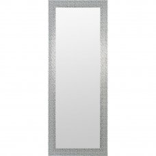 Зеркало декоративное белое с мозаикой 60x160 см