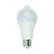 Лампа светодиодная с датчиком движения и освещенности E27 Uniel Smart 200-250 В 12 Вт груша матовая 900 лм, белый свет