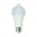 Лампа светодиодная с датчиком движения и освещенности E27 Uniel Smart 200-250 В 12 Вт груша матовая 900 лм, белый свет, SM-82597864