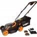 Газонокосилка аккумуляторная Worx WP770E 40В 34 см АКБ и ЗУ в комплекте, SM-82600067