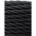 Кабель текстильный Electraline 3х1.5, 150 м, ГОСТ, цвет чёрный, SM-82600529