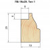 Багетный погонаж сращенный 19x29x2200 мм тип 1, SM-82601306