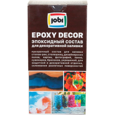 Состав эпоксидный Jobi  для декоративной заливки 1.35 кг, SM-82603215