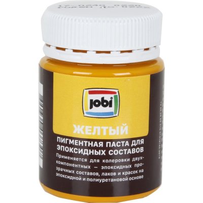 Пигментная паста Jobi для эпоксидных составов 40 мл цвет желтый, SM-82603217