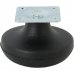 Ножка мебельная скользящая на площадке 65 мм пластик цвет чёрный, SM-82604256