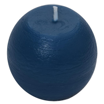 Свеча-шар «Рустик» 6 см цвет тёмно-синий, SM-82606771