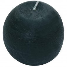 Свеча-шар «Рустик» 8 см цвет тёмно-зелёный