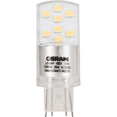 Лампа светодиодная Osram G9 3.5 Вт капсула прозрачная 400 лм, нейтральный белый свет, SM-82610683