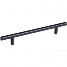 Ручка-рейлинг мебельная 128 мм, цвет чёрный