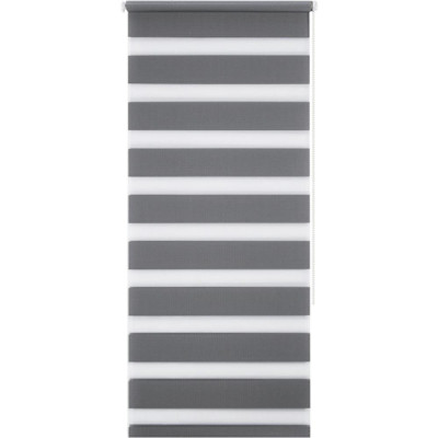 Штора рулонная день-ночь Miamoza Silver 50x160 см, цвет серый, SM-82614442