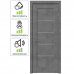 Дверь межкомнатная Сохо остекленная ПВХ цвет лофт темный 90x200 см (с замком и петлями), SM-82624813