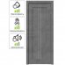 Дверь межкомнатная Сиэтл остекленная ПВХ цвет лофт темный 90x200 см (с замком и петлями), SM-82624817