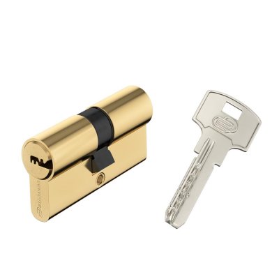 Цилиндр Standers TTBL1-3030, 30x30 мм, ключ/ключ, цвет латунь, SM-82625295