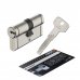 Цилиндр Standers 00712761, 30x30 мм, ключ/ключ, цвет никель, SM-82625302