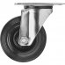 Колесо для тележки поворотное STANDERS без тормоза площадка для твёрдого пола 100 мм, до 100 кг, цвет чёрный, SM-82629457