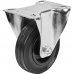 Колесо для тележки неповоротное STANDERS без тормоза площадка для твёрдого пола 100 мм, до 100 кг, цвет чёрный, SM-82629461
