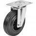 Колесо для тележки поворотное STANDERS без тормоза, площадка, для твёрдого пола, 125 мм, до 110 кг, цвет чёрный, SM-82629463