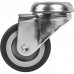 Колесо поворотное STANDERS без тормоза, отверстие под штифт, для твёрдого пола, 50 мм, до 40 кг, цвет серый, SM-82629494
