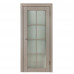 Дверь межкомнатная остеклённая Пьемонт Hardflex цвет платина светлая 70х200 см (с замком и петлями), SM-82636296