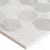 Плитка настенная Marmo Milano Hexagon 30х60 см 1.44 м² цвет серый, SM-82637807
