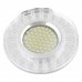 Светильник точечный встраиваемый DLS-L154 с LED-подсветкой под отверстие 65 мм, 1.7 м², цвет прозрачный, SM-82644304