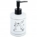 Дозатор для жидкого мыла Teddy керамика цвет белый, SM-82646464