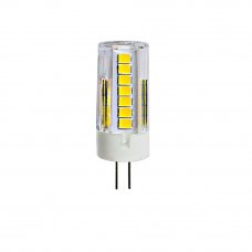 Лампа светодиодная G4 5 Вт капсула прозрачная 425 лм, тёплый белый свет