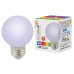 Лампа светодиодная E27 3 Вт шар белый 240 лм, регулируемый цвет света RGB, SM-82656907