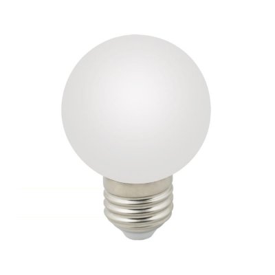 Лампа светодиодная E27 3 Вт шар белый 240 лм, тёплый белый свет, SM-82656912