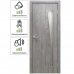 Дверь межкомнатная Белеза остекленная ламинация цвет тернер серый 60х200 см, SM-82662491