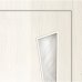 Дверь межкомнатная остекленная ламинация цвет тернер белый Белеза 70х200 см, SM-82662500