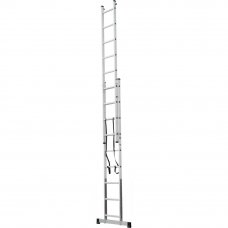 Лестница Standers алюминиевая двухсекционная 9 ступени