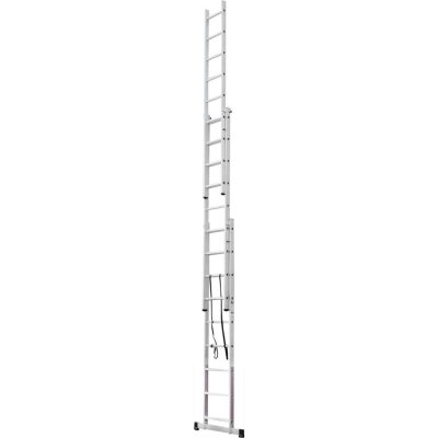 Лестница Standers алюминиевая трехсекционная 8 ступени, SM-82663427