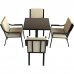Комплект садовой мебели «Таволжанка» 1стол и 4 стула, SM-82665389