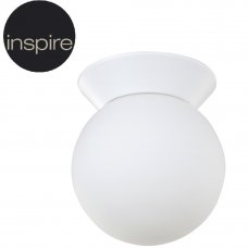 Светильник настенно-потолочный влагозащищенный Inspire Inti, 1 лампа, 2 м², цвет белый