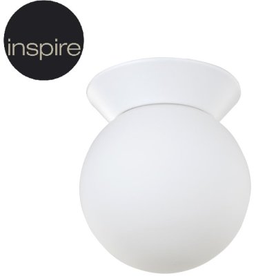 Светильник настенно-потолочный влагозащищенный Inspire Inti, 1 лампа, 2 м², цвет белый, SM-82666384