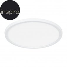 Светильник настенно-потолочный светодиодный влагозащищенный Inspire Lano, 8.5 м², нейтральный белый свет, цвет белый