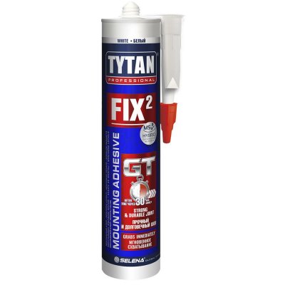 Клей монтажный Tytan Fix GT 290 мл, цвет белый, SM-82669416