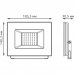 Прожектор светодиодный уличный SMD Gauss Basic 50 Вт 6500К IP65, холодный белый свет, SM-82673404
