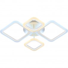Люстра потолочная светодиодная Ritter квадратная с пультом управления, 35 м², регулируемый белый свет, цвет белый