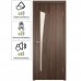 Дверь межкомнатная Белеза остеклённая ламинация цвет дуб тёрнер коричневый 70x200 см, SM-82679054