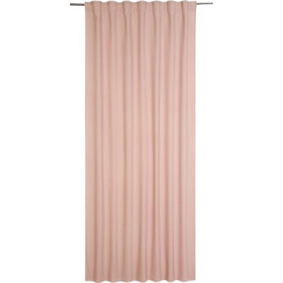 Штора на ленте со скрытыми петлями Pharell Bistro 5 140x280 см цвет розовый, SM-82679686