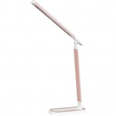 Рабочая лампа настольная светодиодная KD-845, цвет белый/розовый