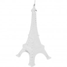 Украшение ёлочное «Эйфелева башня» 15 см, цвет серебристый