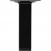 Ножка квадратная 100х25 мм, сталь, цвет черный, SM-82754081