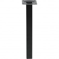 Ножка квадратная 250х25 мм, сталь, цвет черный